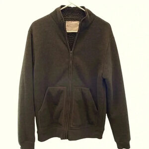 Vintage J Crew Outerwear Fleece Dark Green Sz M